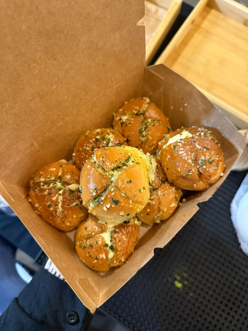 Korean Garlic Cheese Bread